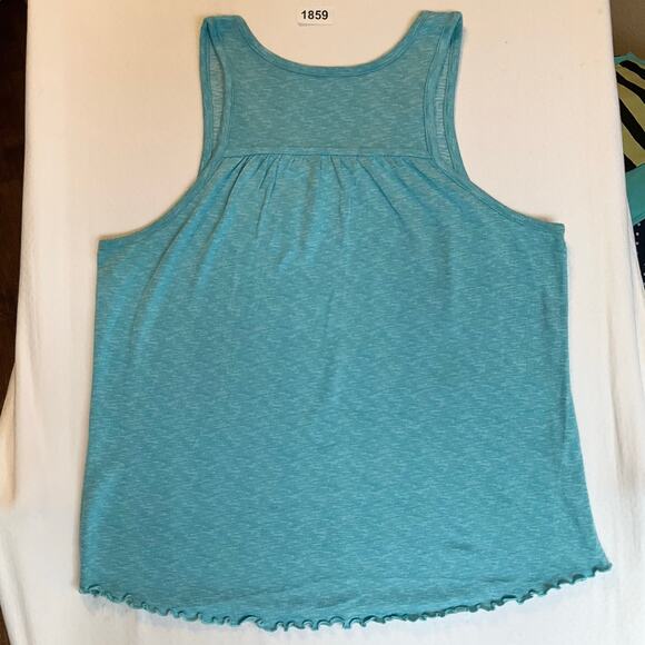 Secret Treasures Women Tank Top size S/CH (4-6) Blue Sleeveless Stretch Weekend - Picture 7 of 7